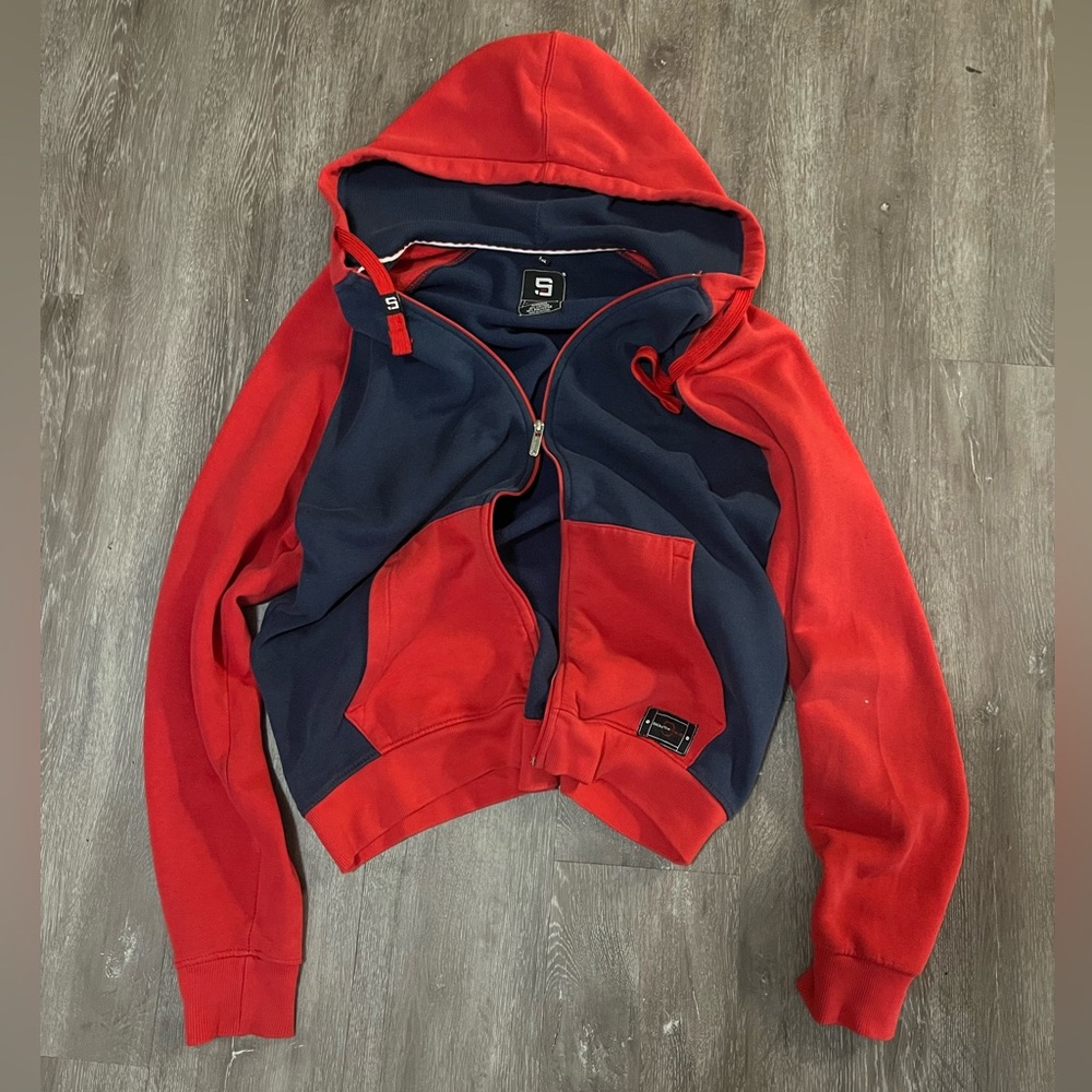 original South Pole Zip-Up Hoodie - zipper partially broken//fully functional